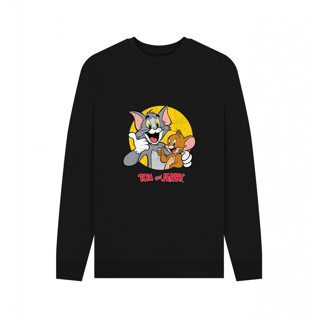Tom and Jerry Unisex Adult Thumbs Up Sweatshirt