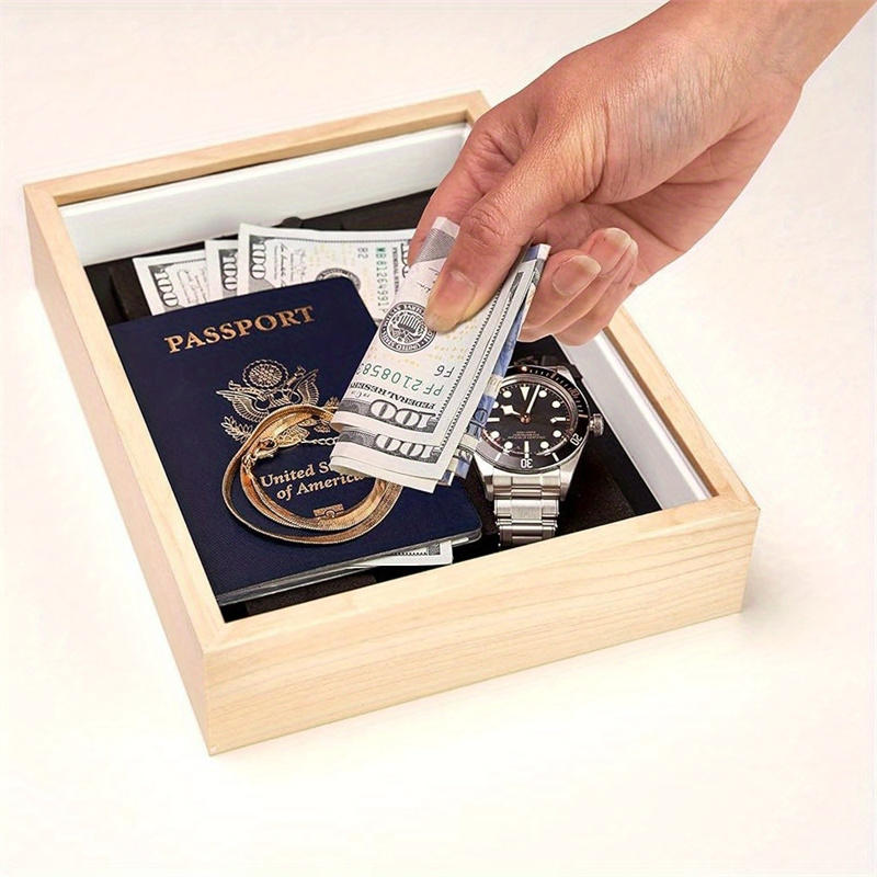 Hiding Safe Private Money Box Picture Frame Fake Sight Secret Stash Can Container Hiding Storage Important Item File