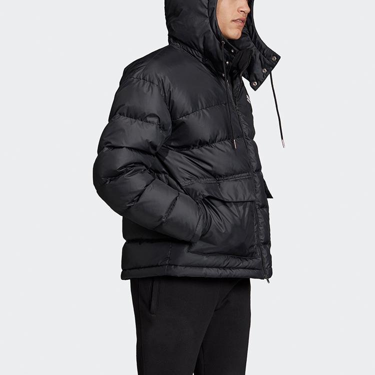 adidas Originals Down Jackets Men's Detachable Hood Moderate Quilted Down Jacket FL0015