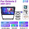 2 Din Android 12 Car Radio For Skoda Octavia 2 A5 2007-2014 Multimedia Video Player GPS 4G Carplay Auto Stereo RDS IPS Head Unit
