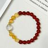 8mm Agate Beaded Bracelet for Women Natural Stone Bracelets Semi-Precious Gemstones Bangle DIY Jewelry Gifts