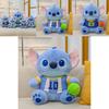 Plush Stitch Bear With Basketball Design For Kids Room Decor And Collectible Gift