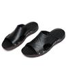 Herren Pantoletten Hausschuhe Sommer Draußen Herren Sandalen Atmungsaktiv Klassiker Strandschuhe Flip Flops Rutschfest Lässige Herrenschuhe