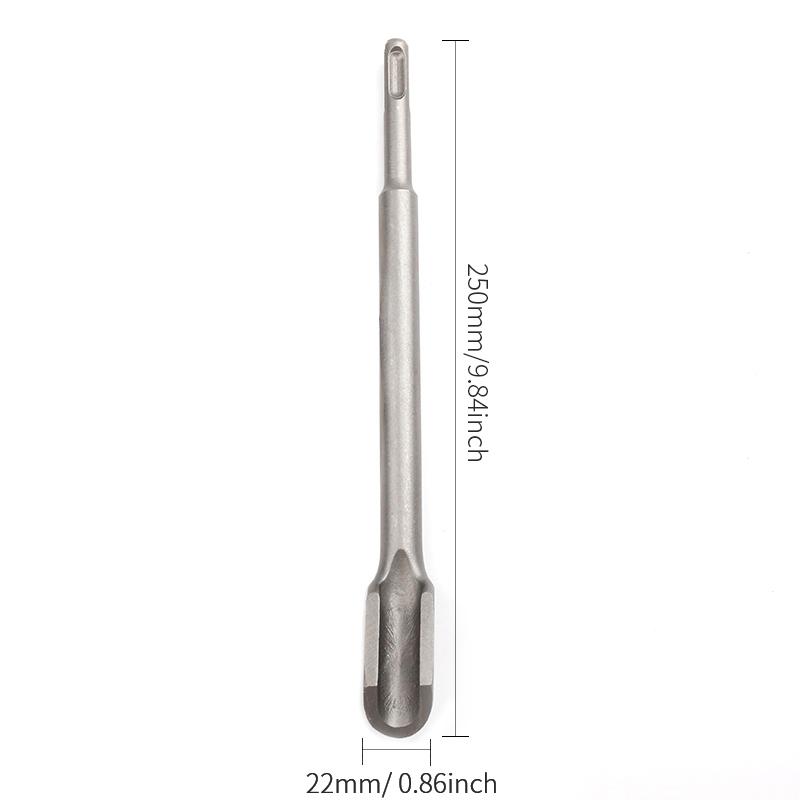 Elektrischer Hammer, Schlagbohrmaschine, elektrischer Pick, runder Griff, flacher Meißelzahn, U-Pick, Hartlötschaufel für Zementwände