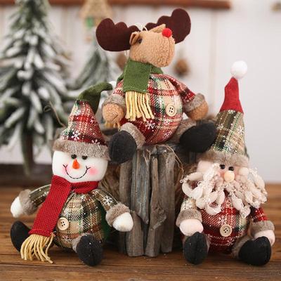 3/1PC Chirstmas Doll Decorations Home Decor Table Elk Santa Claus Doll Christmas Ornaments Xmas Navidad Gift Happy New Year 2025
