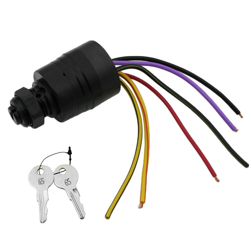 

Ignition Key Switch 6 Wire For Mercury 17009A2 17009A5 Outboard MP41070