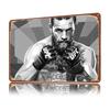 Conor McGregor MMA Fighter D Texture Metal Poster Customized Wall Art Tin Sign Gift for Mancave Gaming Room Decoration Cozy