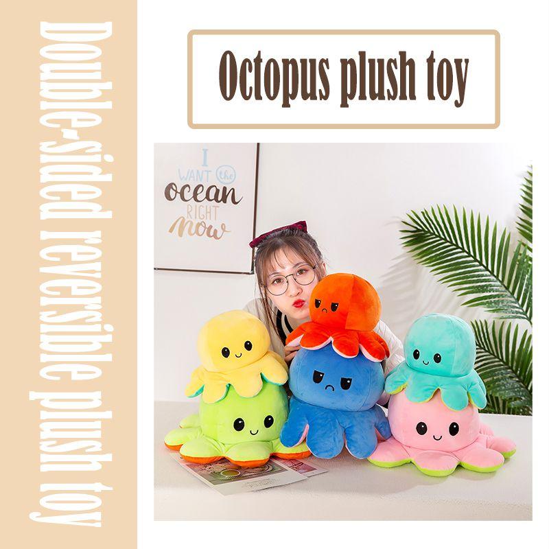Flip Plush Doublesided Toy Marine Life Stuffed Animals Doll
