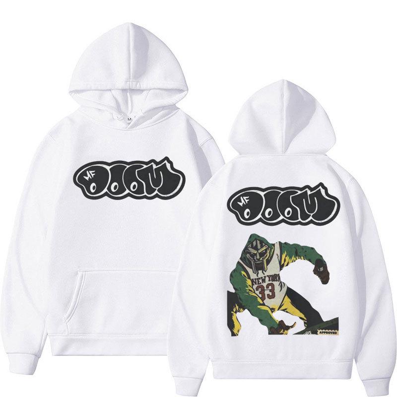 Rapper MF Doom Funny Graphic Hoodie Doomsday Madvillain Hoodies Women Men Long Sleeve Hooded Sweatshirts Clothing