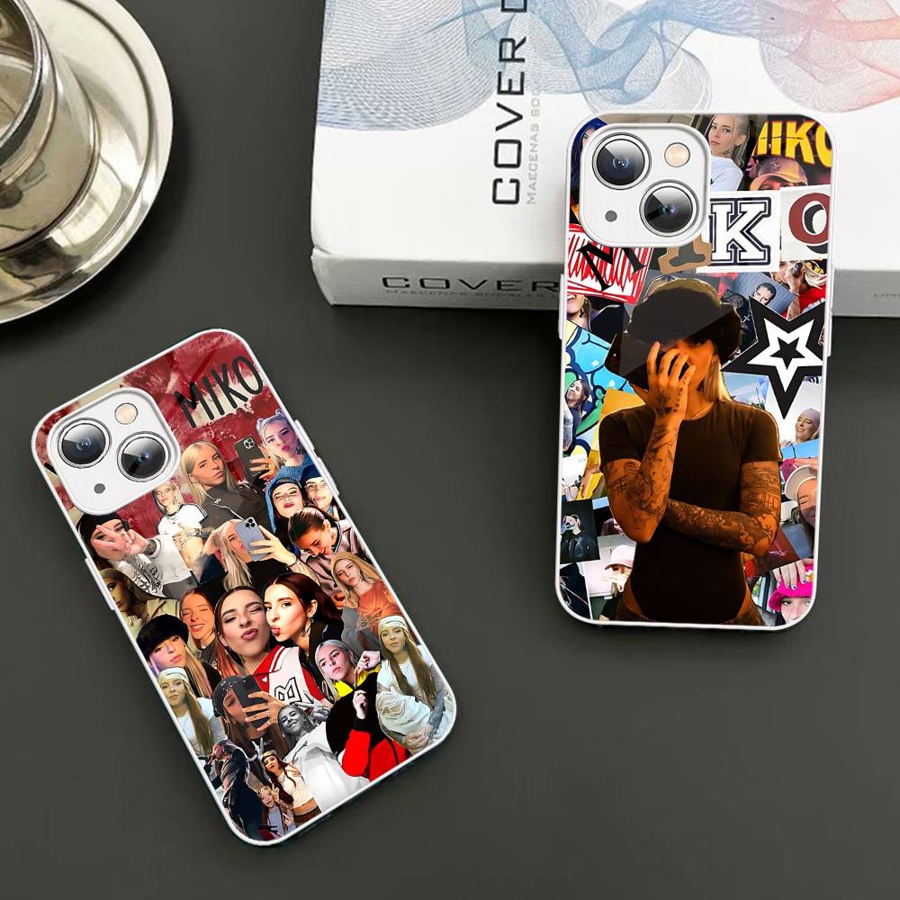 Raper Y-Young-Miko Tempered Glass For Iphone 14 13 12 11 Pro Mini XS MAX 14Plus X XS XR Fundas