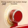 Bathroom Storage Organizer Rack with Suction Cup No-Drill Design Strong Toiletry Basket Load-Bearing Non-Slip Wall for Kitchen Damage-free