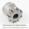 Indexable CNC High-Feed Face Mill Cutter Head with Double-Sided LNMU0303 Roughing Inserts