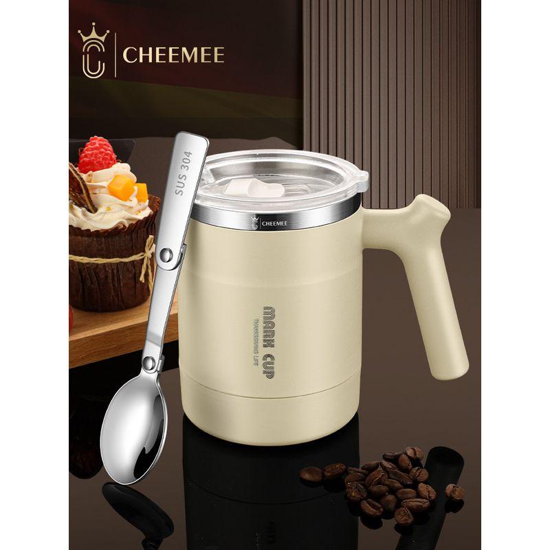 304 Stainless Steel Coffee Cup Portable Office Straw Cup Large Capacity Thermos Cup 2024 New Model