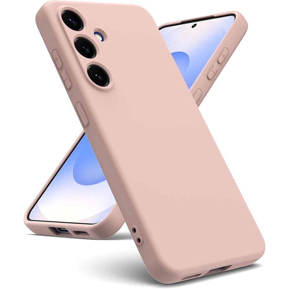 Luxus-Flüssigsilikon-Hülle für Samsung Galaxy S25 S24 S21 FE S23 S22 Ultra Plus Matte Candy-Farbe Weiche Rückseite Stoßfest