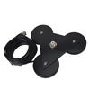 YNIBST Type Magnetic Antenna Base with RG58 Cable for Car Amateur Radio Antenna Base MJ-MP Heavy-Duty 3-Point Use,