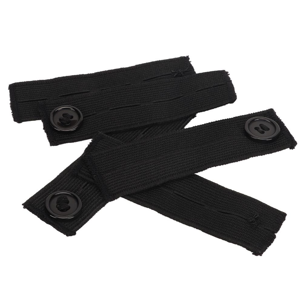 5pcs Elastic Cotton Waistband Extenders Adjustable Waistband Button Extenders For Men