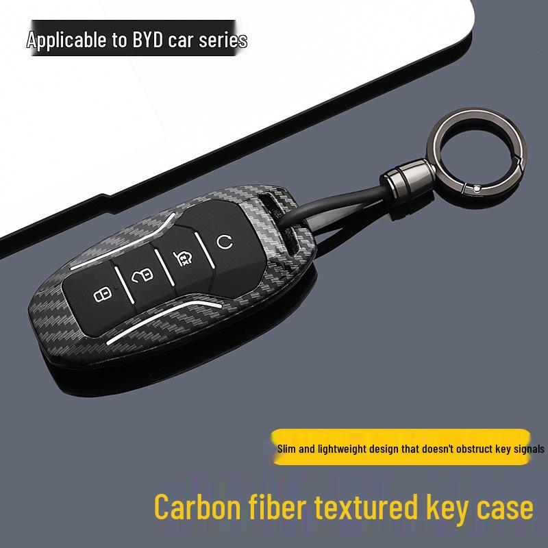 BYD Qin e3 e2 Seal Song Yuan Tang Car Key Carbon Fiber Shell Cover
