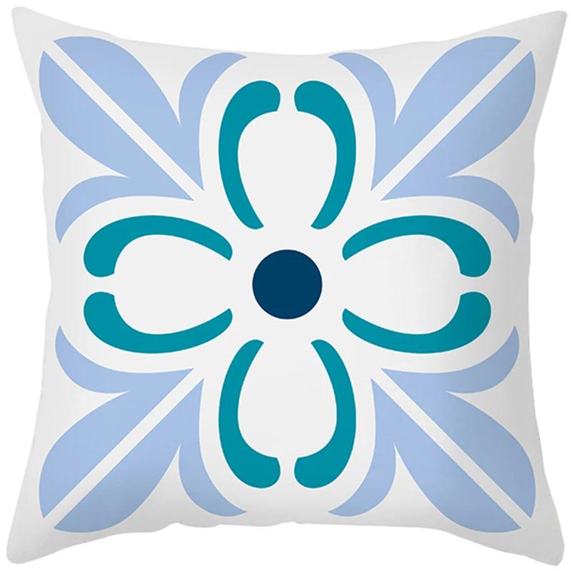 Peach Skin Hug Pillowcase Nordic Simple Color Pattern Sofa Cushion Cover Office Cushion Pillow Case To Customize