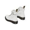 Dr. Martens 1460 Leather Metal Buckle Elastic Short Boots Women Boots White 27266100