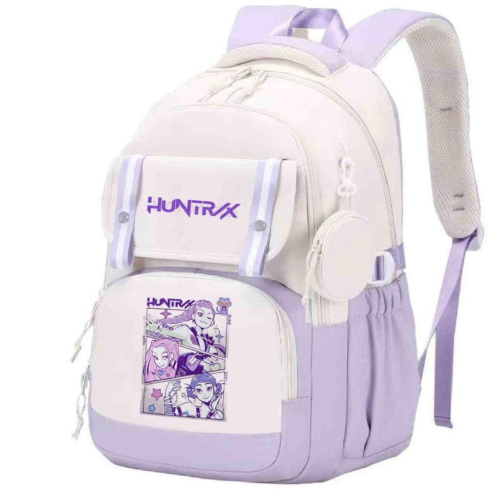 Cartoon Kpop Demon Hunter Backpack Children Teens School Bag Anime Girl Large Capacity School Bag