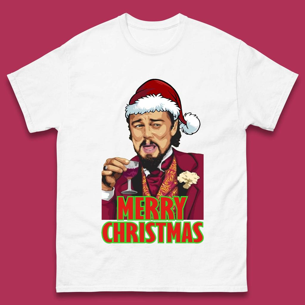 Leonardo DiCaprio Christmas Mens T-Shirt Womens Tops Tees