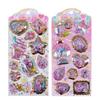 Reward Cute Glitter Water Puffy Planner Puffy Sparkly Heart 3D Decorative Toilet Tidying Reward Glitter Stickers [YUKIRA] Stickers, Stickers,