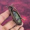 Dragon Bloodstone Gemstone Pendant Handmade Pendant Copper Wire Wrapped Jewelry