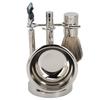 Men Beard Trimmer Stainless Steel Rugged Stable Elegant Look Portable Shave Brush for Barbershop