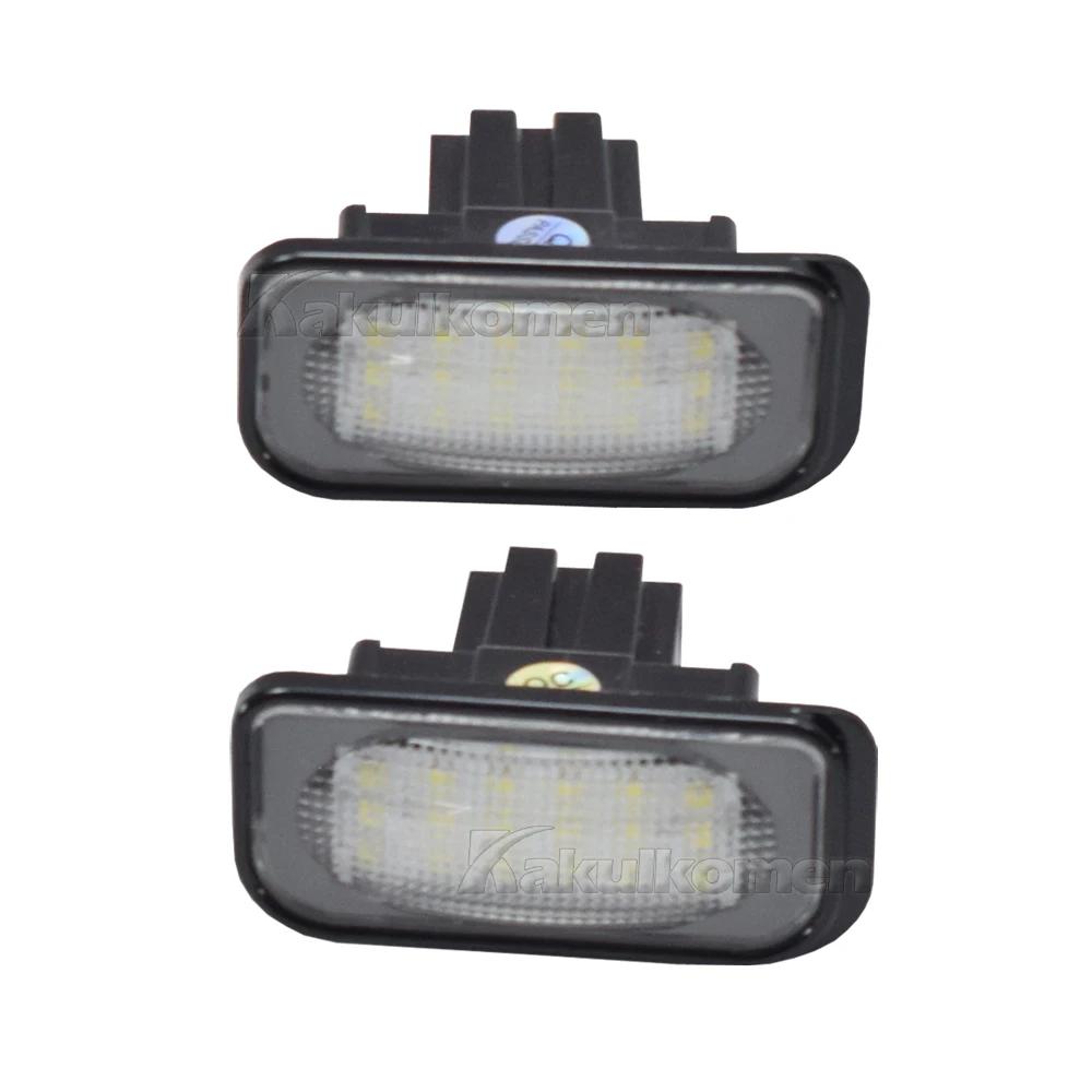 Car Canbus LED License Number Plate Light Assembly Replacement For Mercedes Benz C-class W203 R230 W209 C209 A209 SL