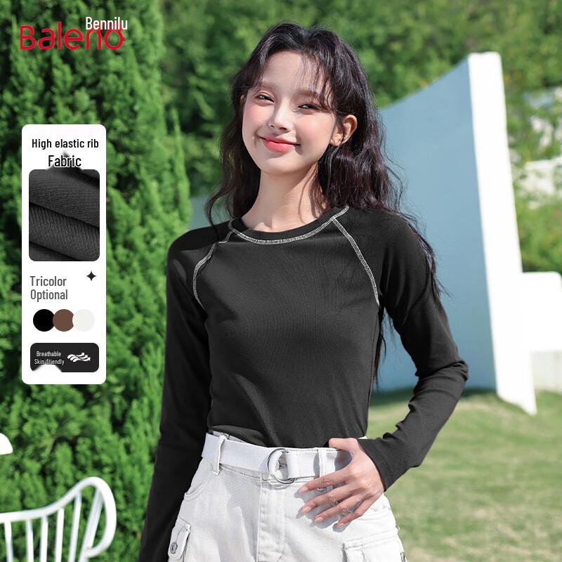 Baleno Women s Slim Fit Long Sleeve T-Shirt L