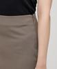 MUSINSA STANDARD WOMAN Women'S High-Waisted Slit Long Skirt [Dusty Beige]