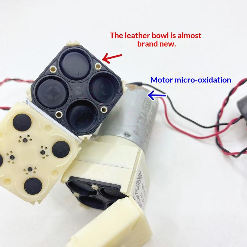 Micro 370 Membran-Vakuum-Luftpumpe DC12V Hoher Druck 6,2L/Min Mikro-Vakuumpumpe für Roboterstaubsauger Kleine Geräte