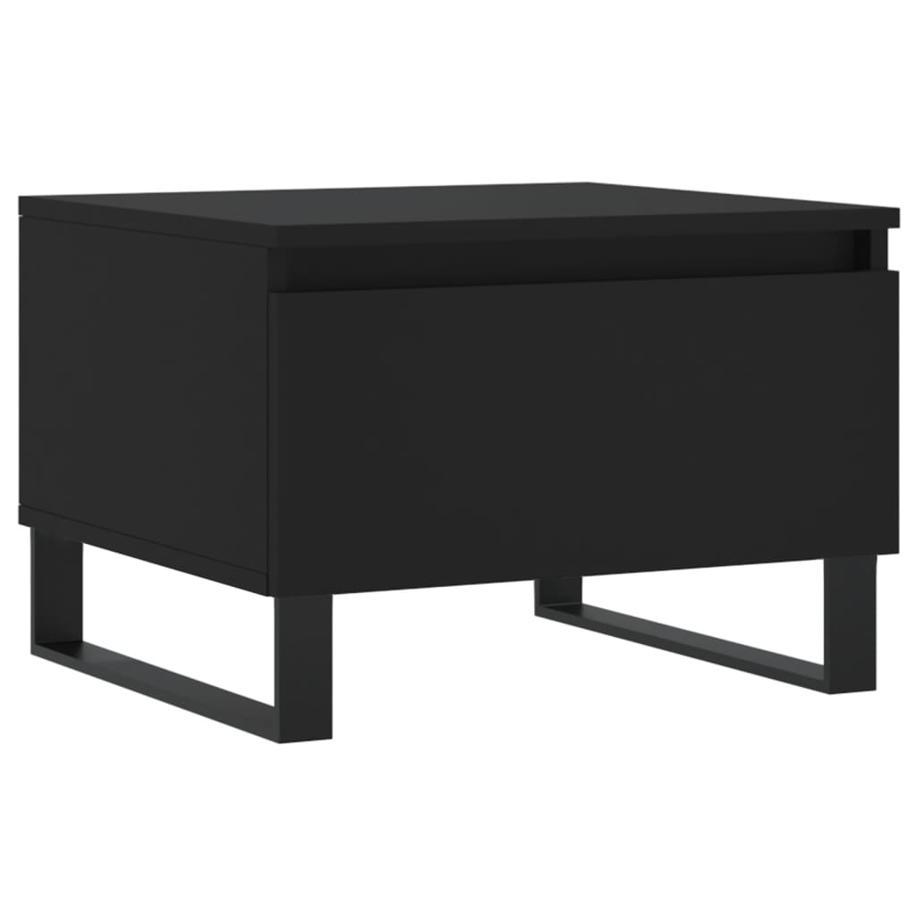Coffee Tables 2 pcs Black 50 x 46 x 35 cm Engineered Wood