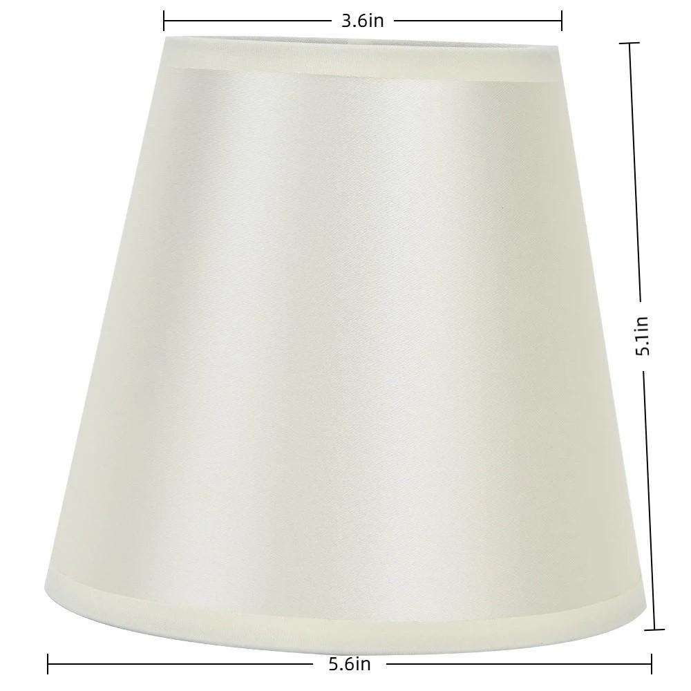 2PCS Fabric Lampshade Clip On Design Chandelier Lamp Shades Modern Small Lamp Shades  Wall Lamp