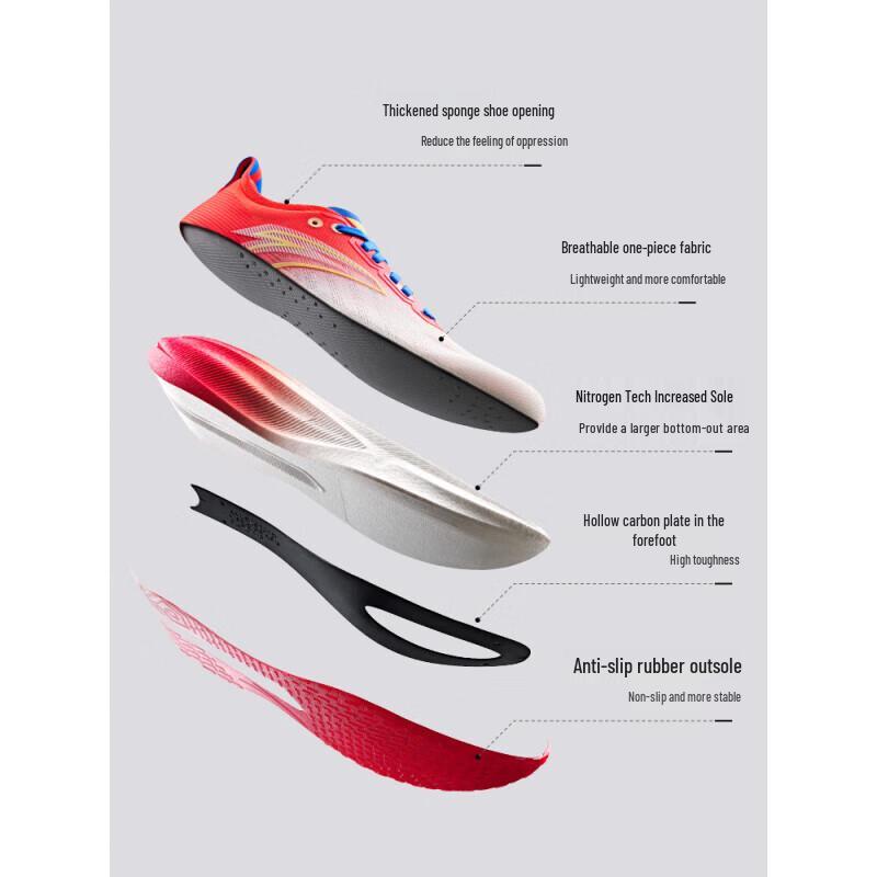 ANTA Maverick 2 Nitrogen Tech Carbon Plate Running Shoes