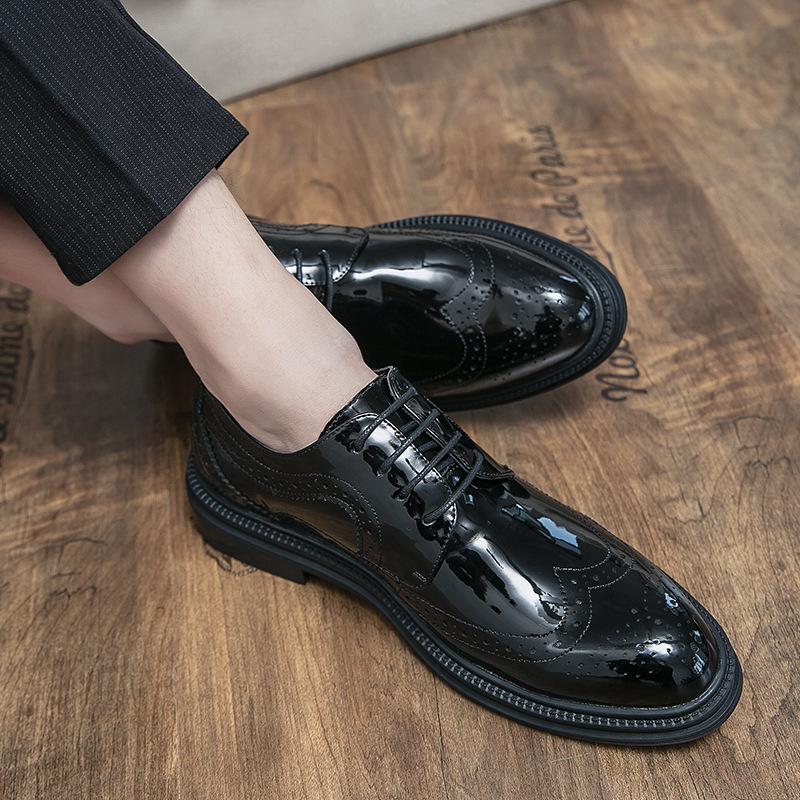 

Брок платье кожаные туфли большой размер свадебная фотостудия фото белые мужские туфли жених свадебные туфли 38-46 шафер 38 чёрный