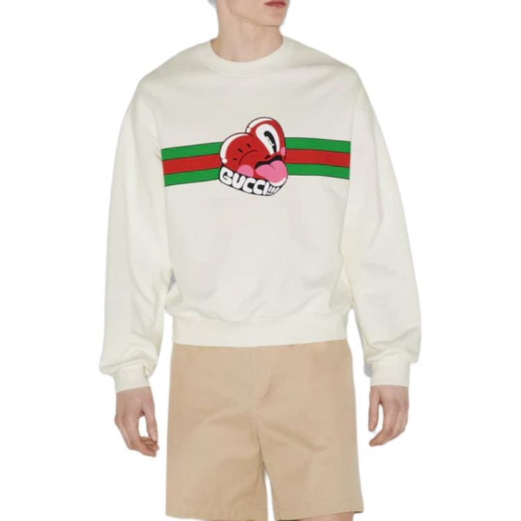Gucci SS24 Sweatshirt Men's Ecru 768530-XJGI6-9095