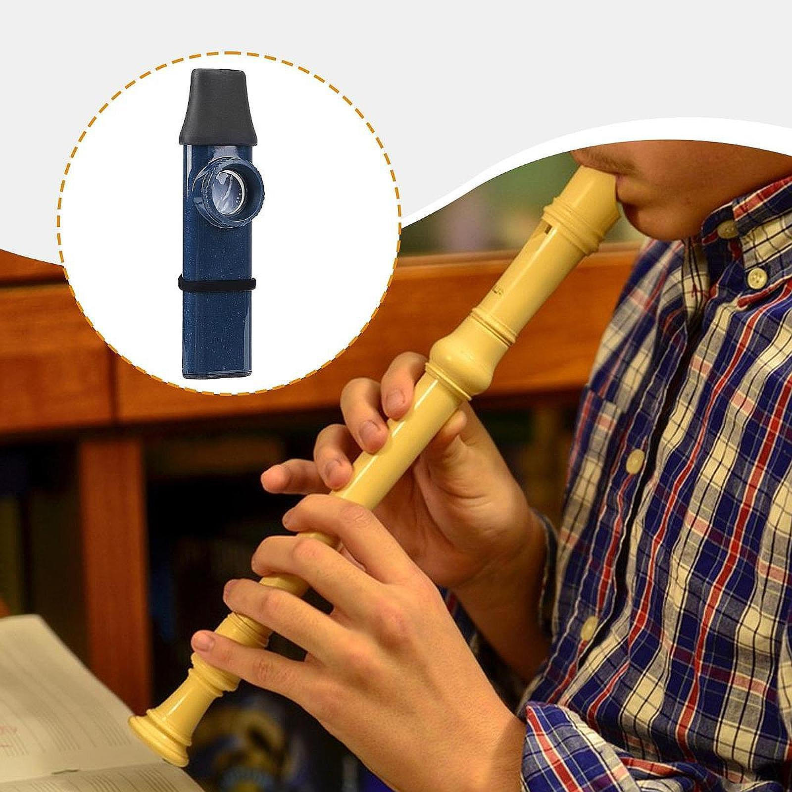 

Kazoo Adjustable Tone Easy to Carry for Music Lovers Musical Instrument Mini Accompaniment темно-синього кольору