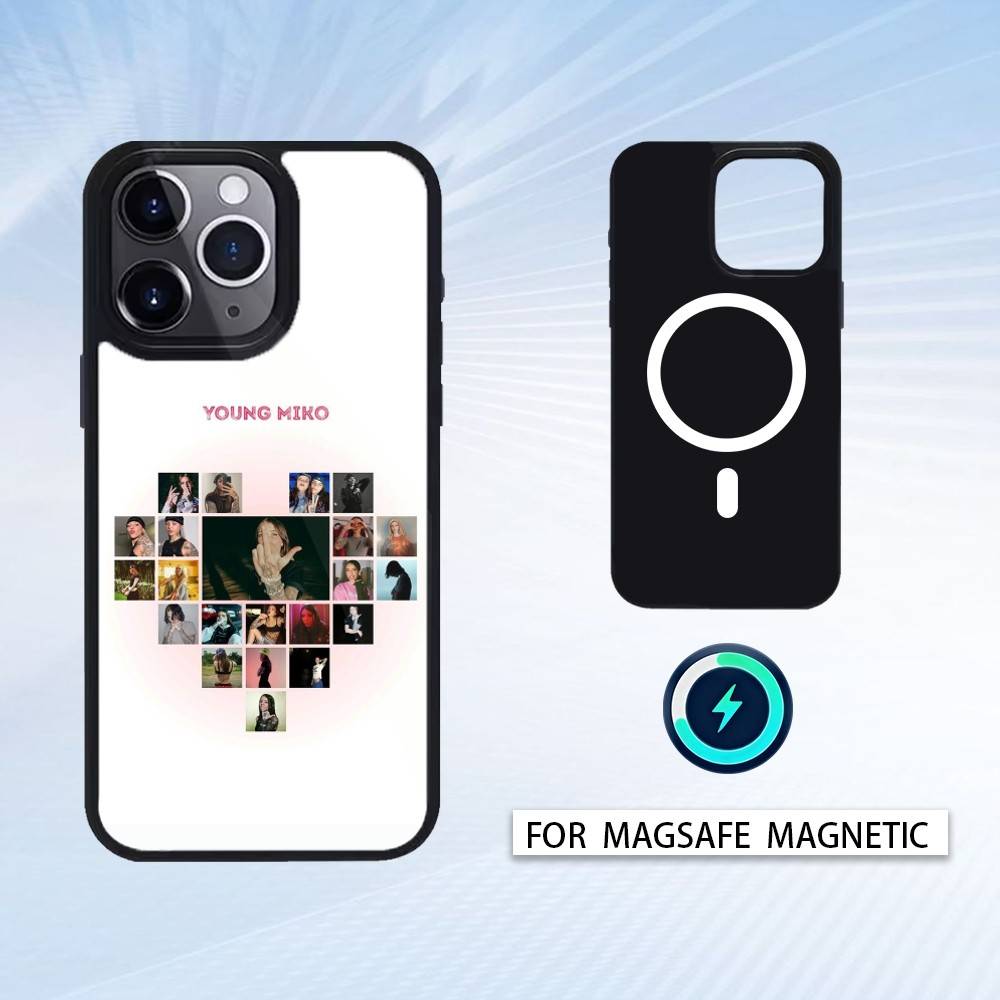 

Singer Young M-Miko Phone Case For iPhone 17,16,15,14,13,12,Pro,Max For Magsafe Magnetic Wireless Charging iPhone15Plus