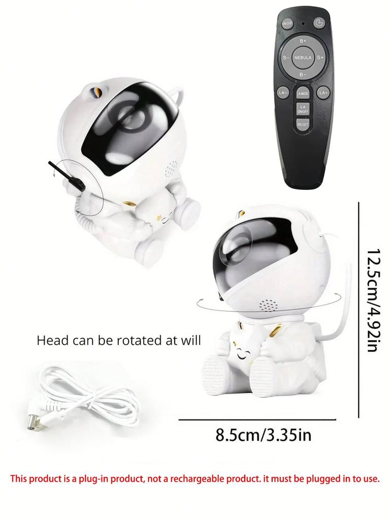 Astronaut Starry Sky Projector Adult Night Light Star Projector LED Astronaut Lamp Galaxy Projector for Bedroom Playroom