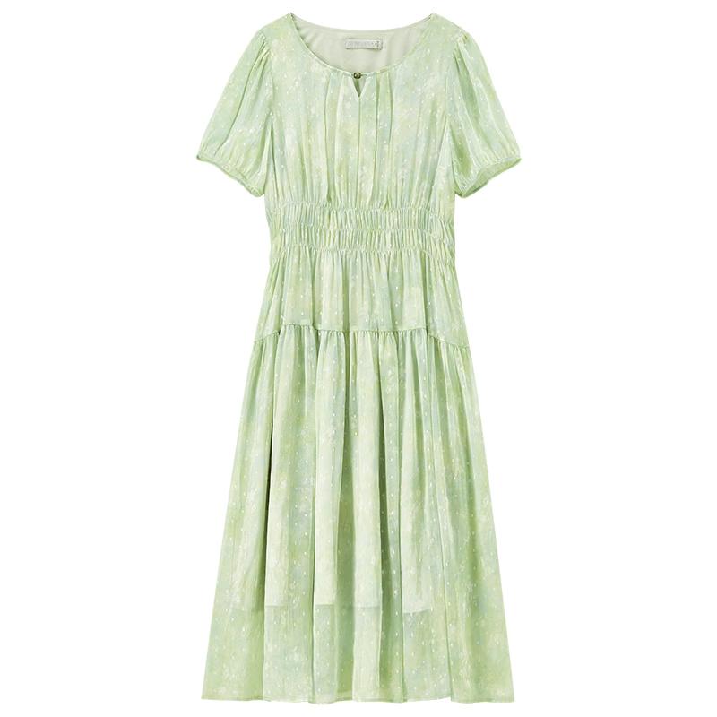 Pastoral Chiffon Long Dress