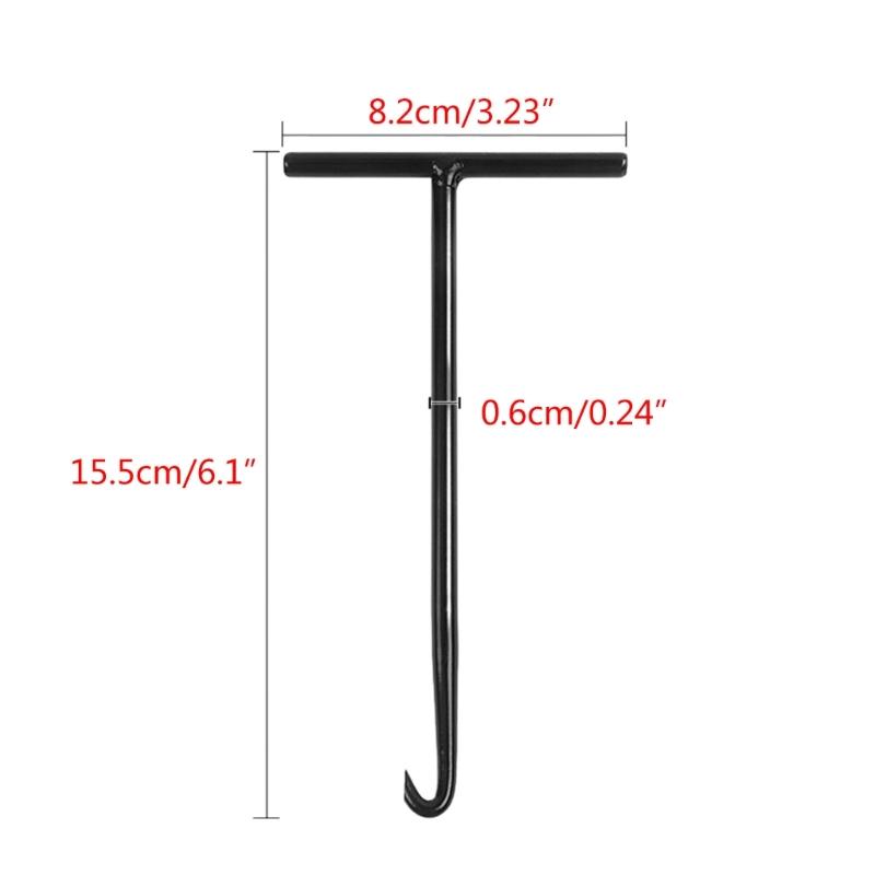T-Handle Type Motorcycle Exhaust Spring Hook Exhaust Spring Puller Tool Fit for Vehicle Brake & Riding Mower Platform