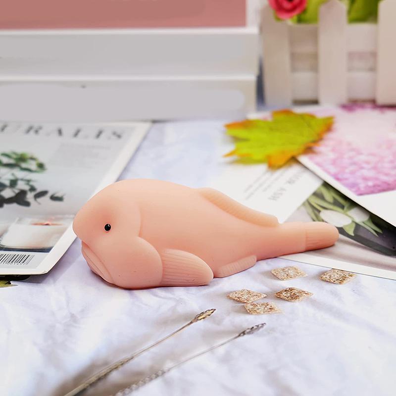 Cute Blobfish Toys Fragrant Droplet Fish Blob Fish Mochi Decompression Toys Accoutrements Blobfish Novelty Squishy Toy