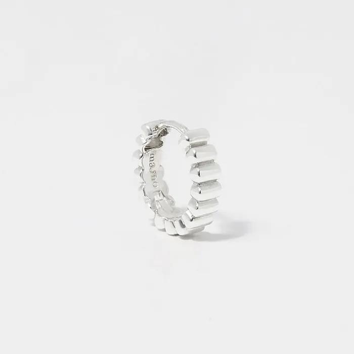 Ridged Hoop Earrings