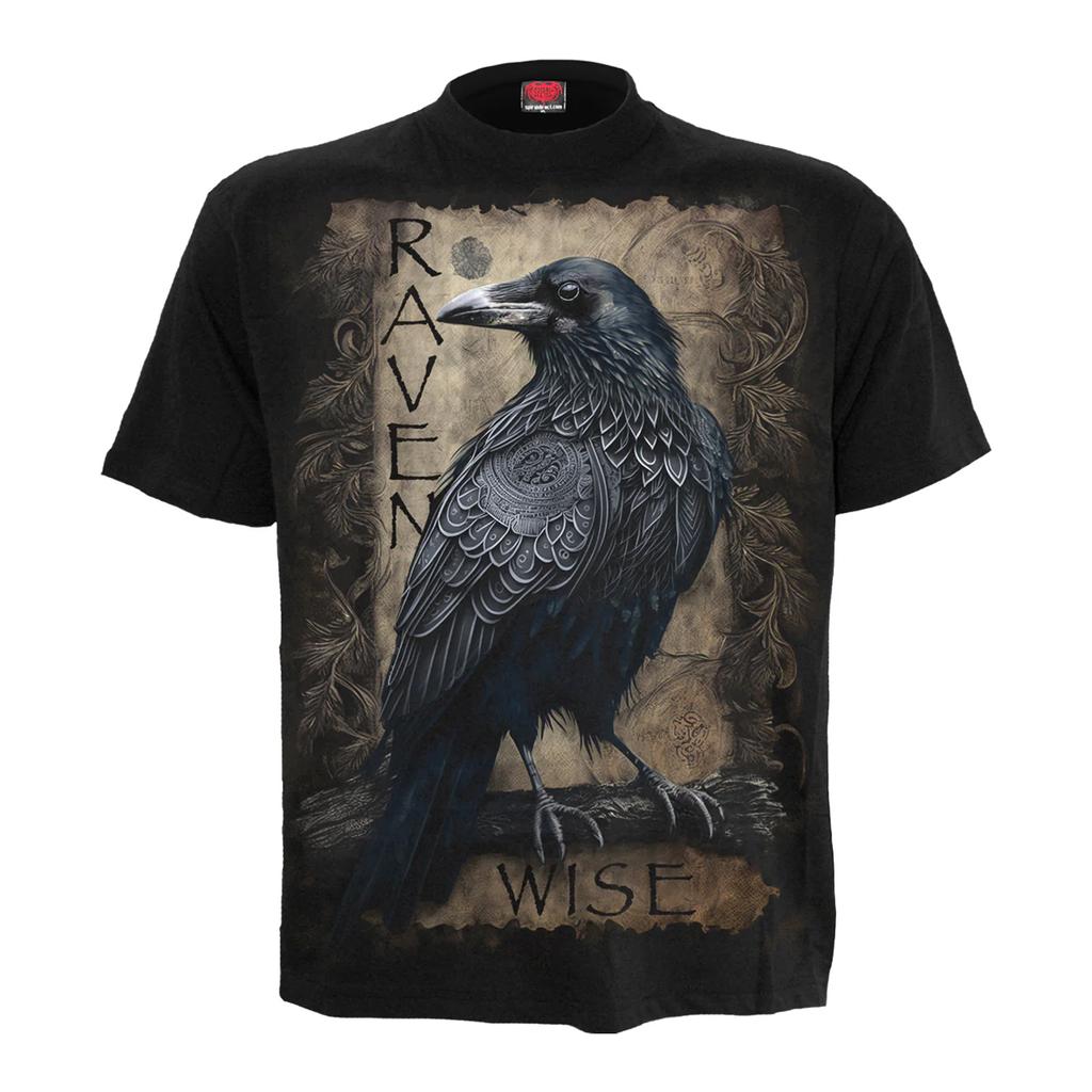 Spiral Direct Unisex Adult Raven Wise T-Shirt