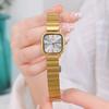 Shi Gao Small Square Gold Women'S Watch Solid Steel Belt High-End Temperament Women'S Watch Di Watch