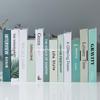 Green Faux Book Decor for Living Room TV Cabinet Display