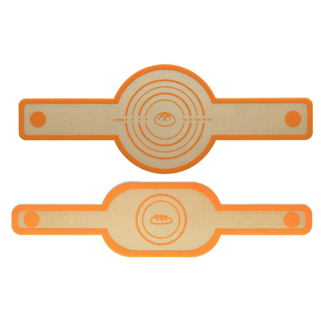 Telo in Silicone Riutilizzabile per Cottura in Forno con Dutch Oven Tappetino Lunghe Maniglie Rivestimenti Antiaderenti per Impasto Trasferibile Accessori per Pasticceria