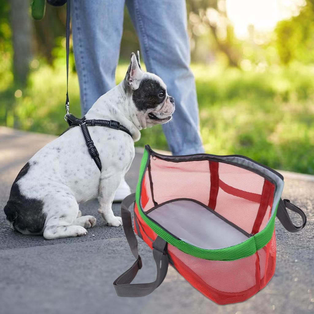 Breathable Dog Purse, Portable Soft Sided Travel Carrier Bag for Small Dogs Cats Outdoor
