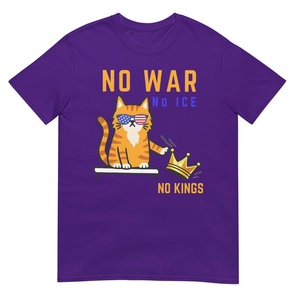 No Kings No Ice No Wars Cat Quote Tshirt